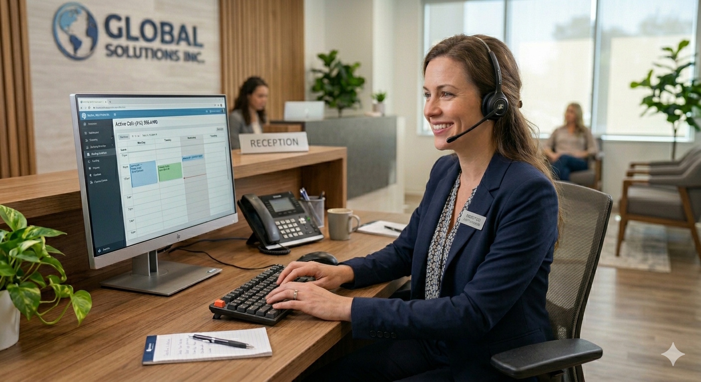 Professional reception desk